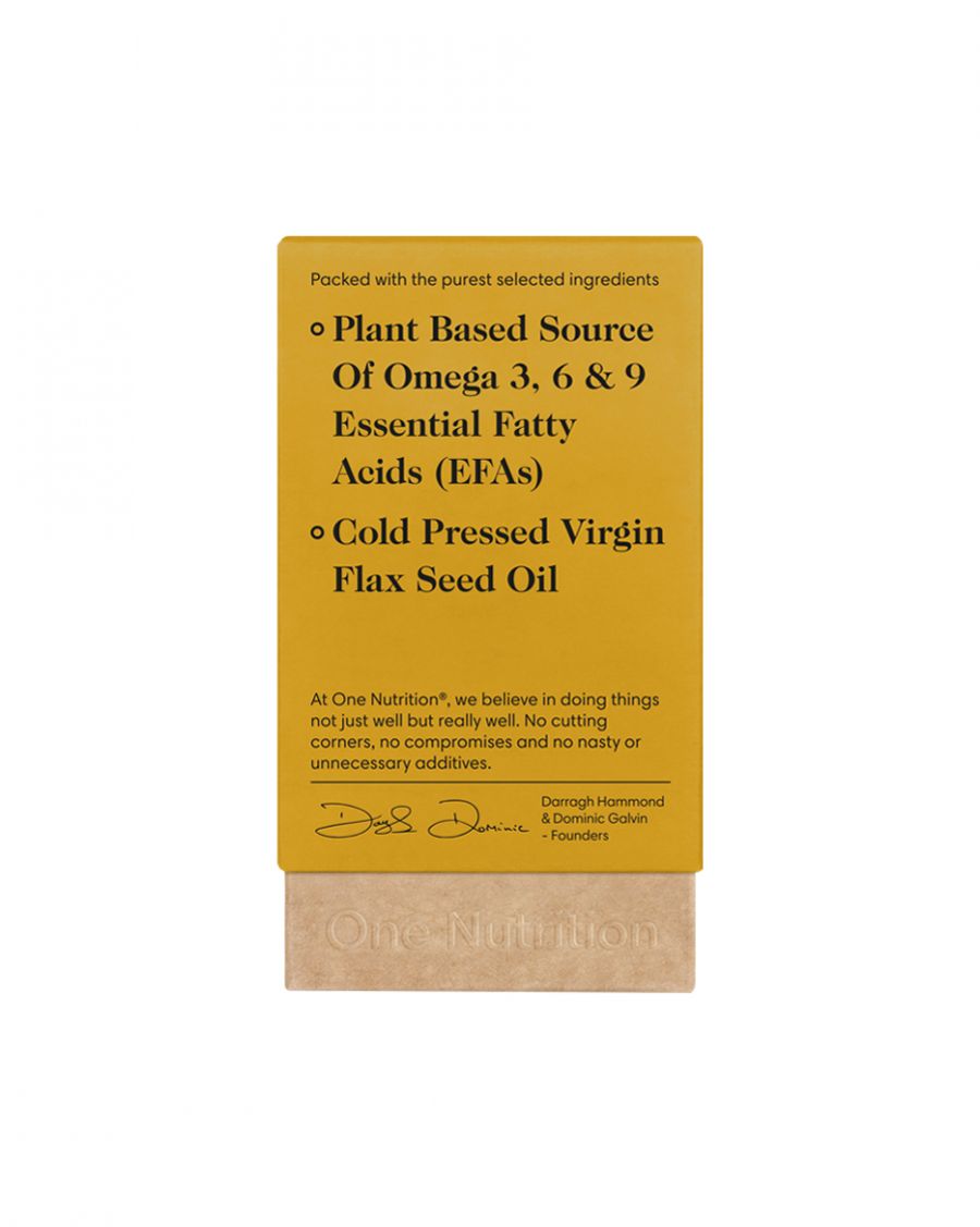 Cold Pressed Flax Seed Oil – 90 caps