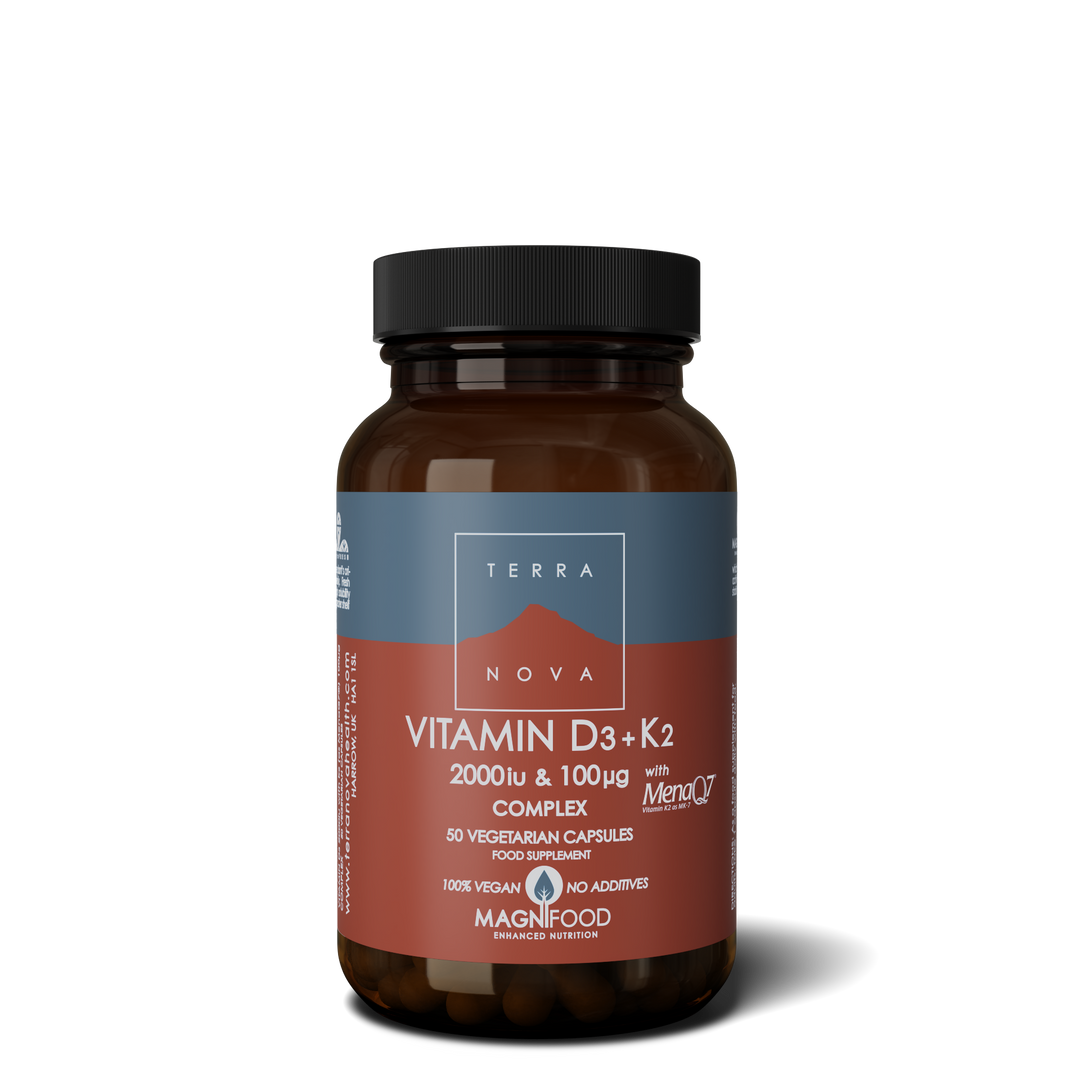 Vitamin D3 2000iu + K2 100ug Complex