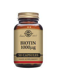 Solgar® Biotin 1000 µg Vegetable Capsules - Pack of 50