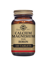 Solgar® Calcium Magnesium Plus Boron Tablets - Pack of 100