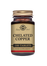 Solgar® Chelated Copper Tablets - Pack of 100