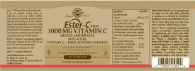 Solgar® Ester-C Plus 1000 mg Vitamin C Tablets - Pack of 90