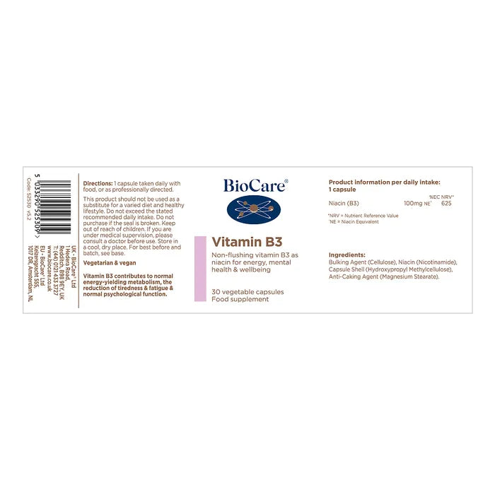 Bio Care Vitamin B3