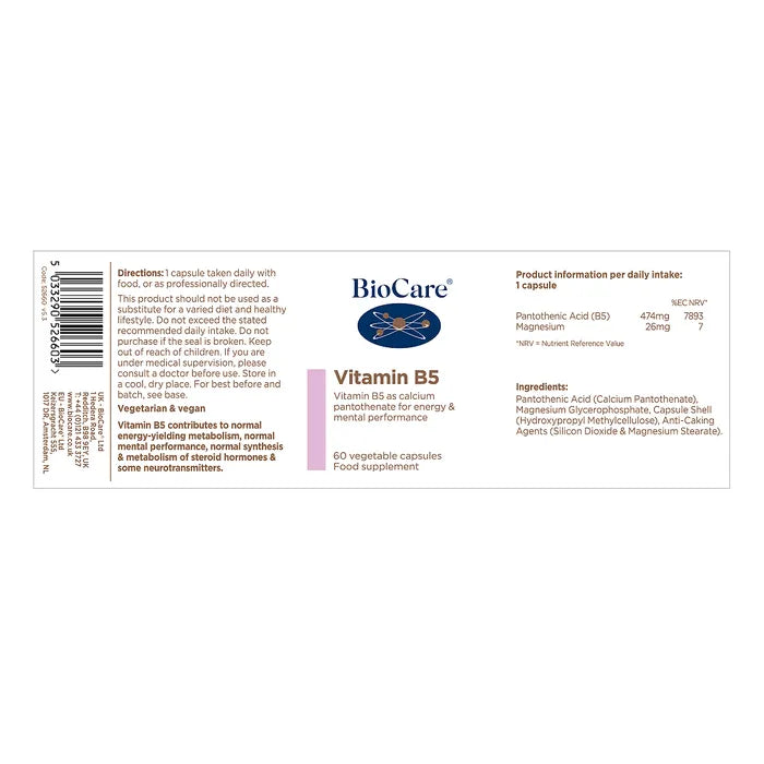 Bio Care Vitamin B5