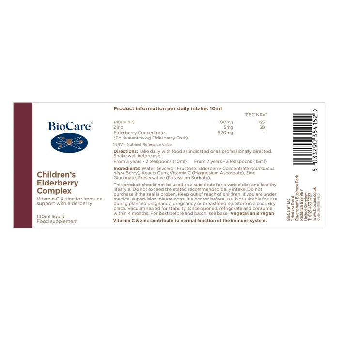 Bio Care Children's Elderberry Complex
