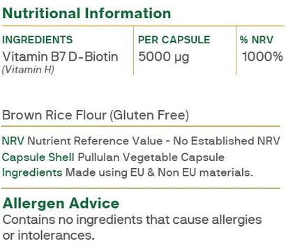 Biotin 5000µg