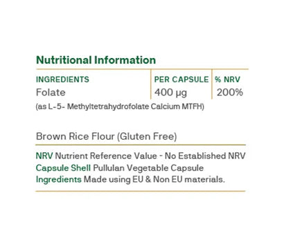 Folate 400µg