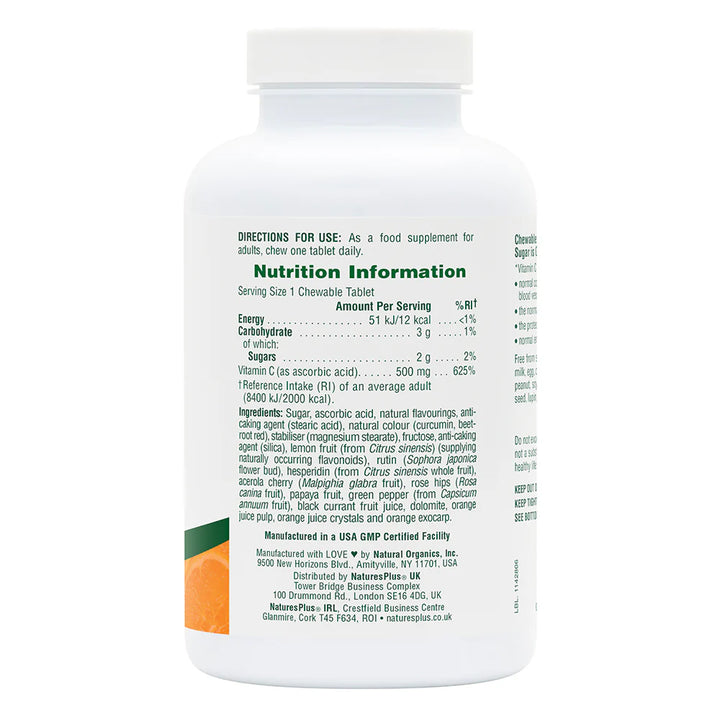 Orange Juice C 500 mg Chewable