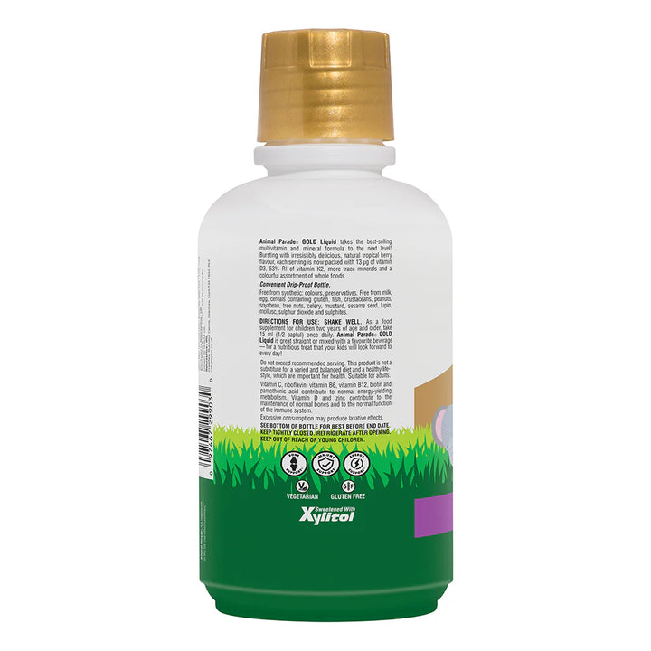 Animal Parade® GOLD Multivitamin Children’s Liquid (900ml)