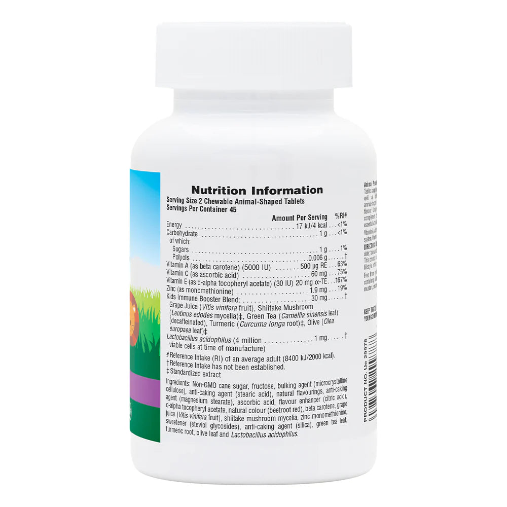 Animal Parade® Kids Immune Booster Chewables (90)