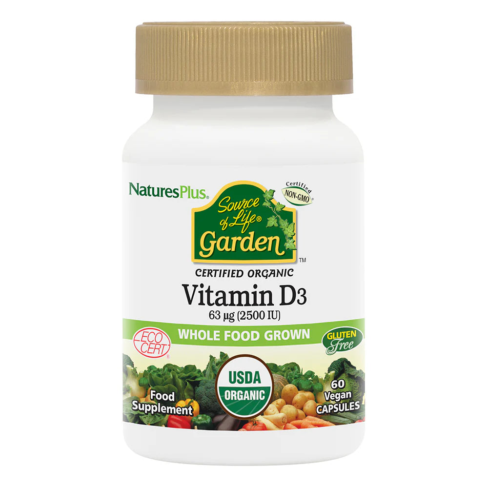 Source of Life Garden Vitamin D3 2500 IU Capsules