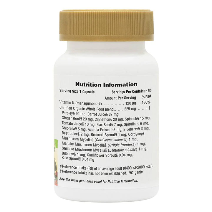 Source of Life® Garden Vitamin K2 120 mcg Capsules