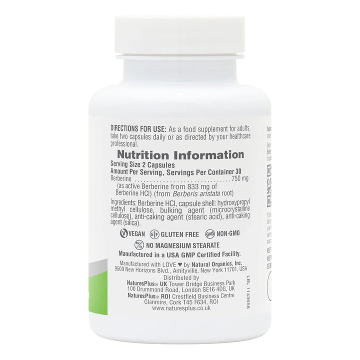 PRO Berberine 750 MG Capsules (60)