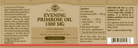 Solgar® Evening Primrose Oil 1300 mg Softgels - Pack of 30