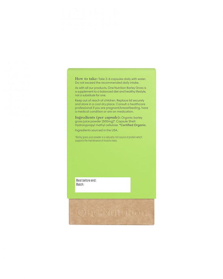 Organic Barley Grass Juice - 90 Capsules