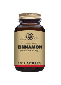 Solgar® Cinnamon Vegetable Capsules - Pack of 100