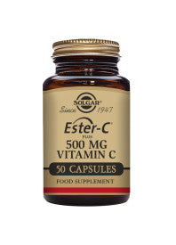 Solgar® Ester-C Plus 500 mg Vitamin C Vegetable Capsules - Pack of 50