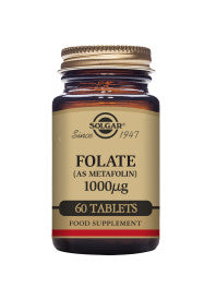 Solgar® Folate (as Metafolin) 1000 µg Tablets - Pack of 60