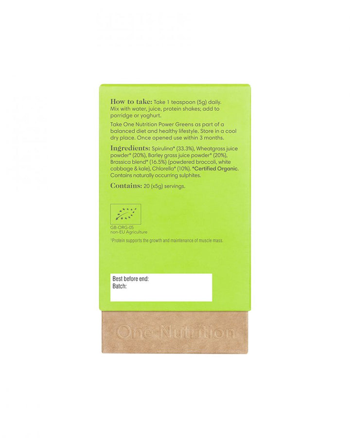 Organic Power Greens - 500 mg Capsules (100)