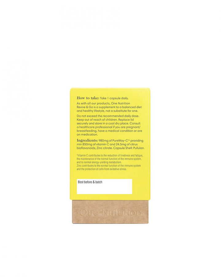 Revive & Go Vit C & Zinc Capsules (New Formula)