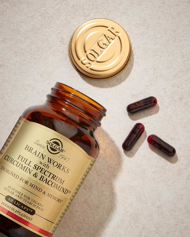 Brain Works with Full Spectrum Curcumin & BacoMind