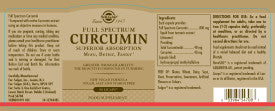 Solgar® Full Spectrum Curcumin 185x Softgels - Pack of 90