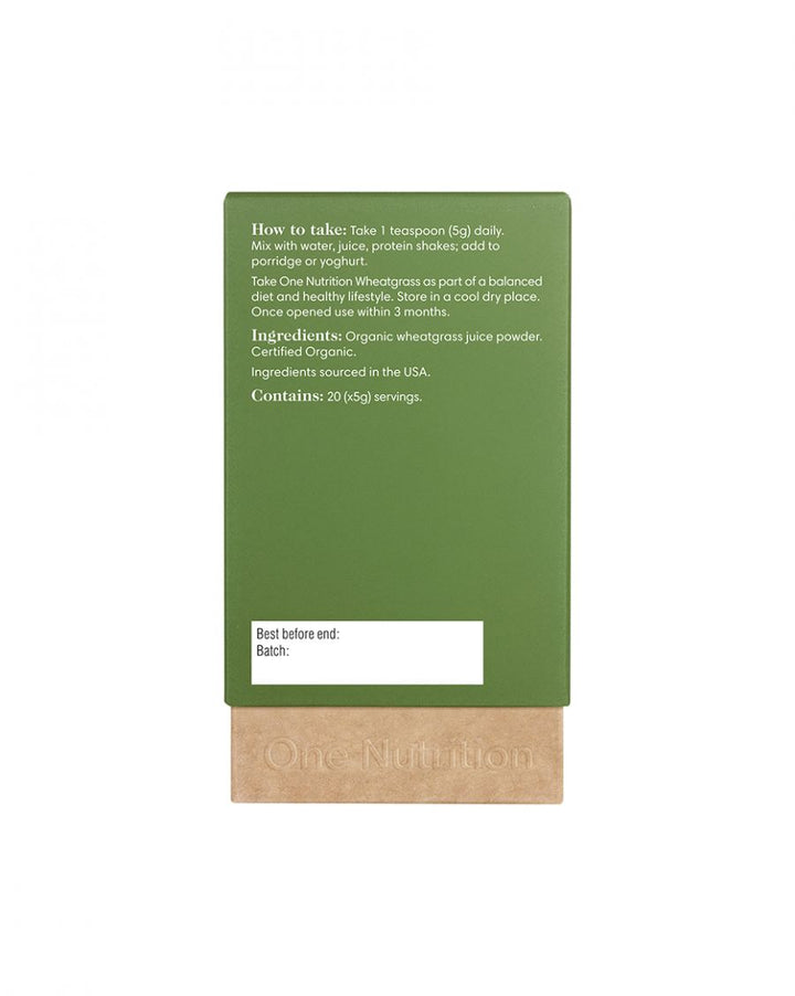 Organic Wheatgrass Juice - 100g Powder