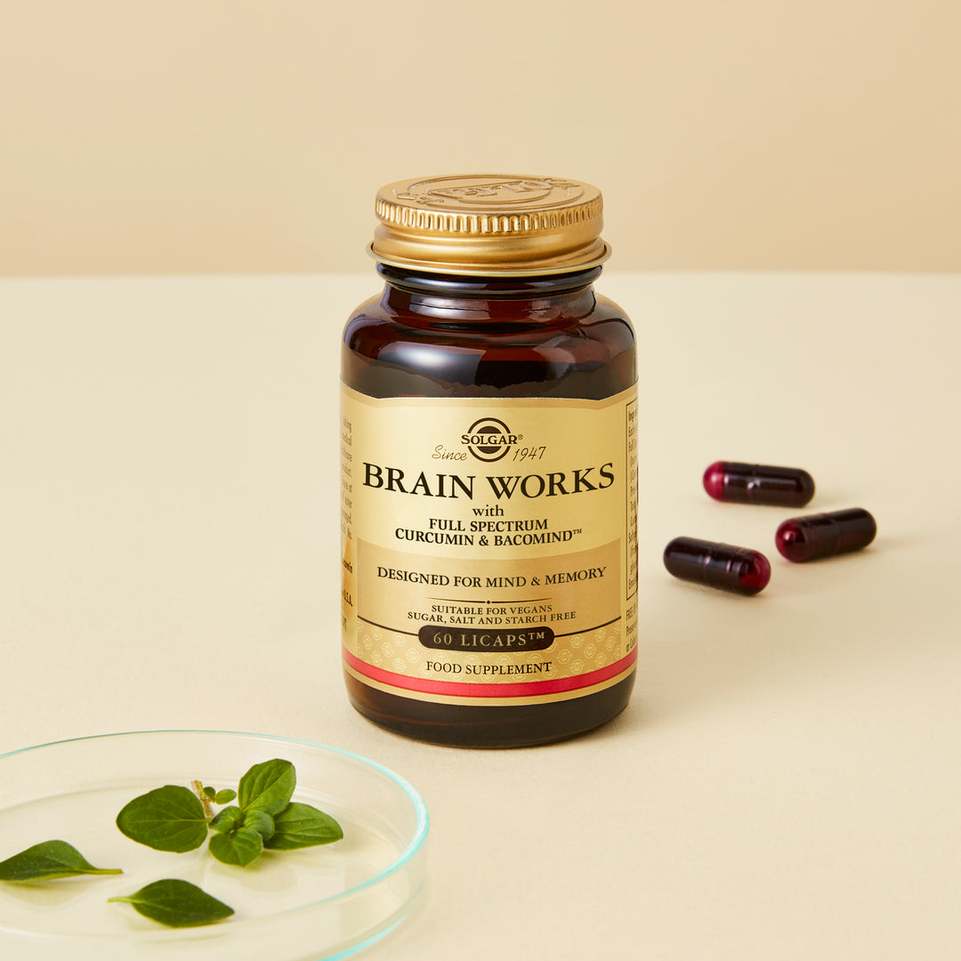Brain Works with Full Spectrum Curcumin & BacoMind