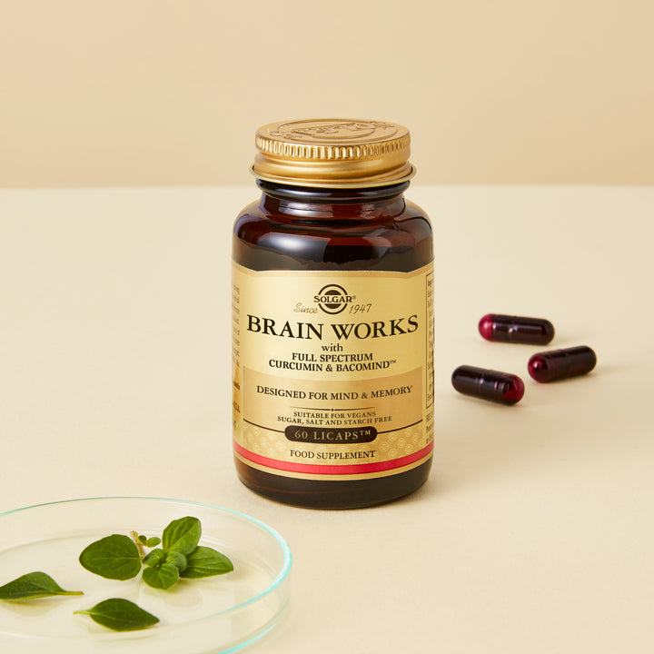 Brain Works with Full Spectrum Curcumin & BacoMind
